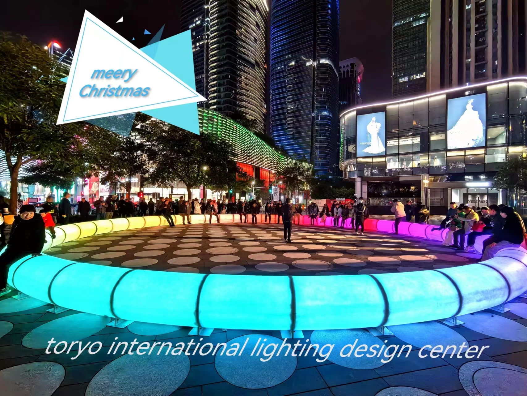 深圳光影藝術(shù)季《純粹圓環(huán)》：開啟燈光互動交友模式！