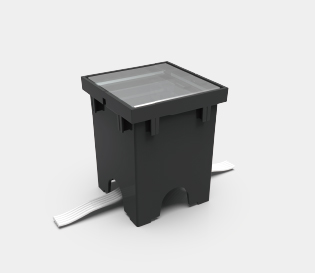 YD-DM100 (YB)  方型窄邊地埋燈