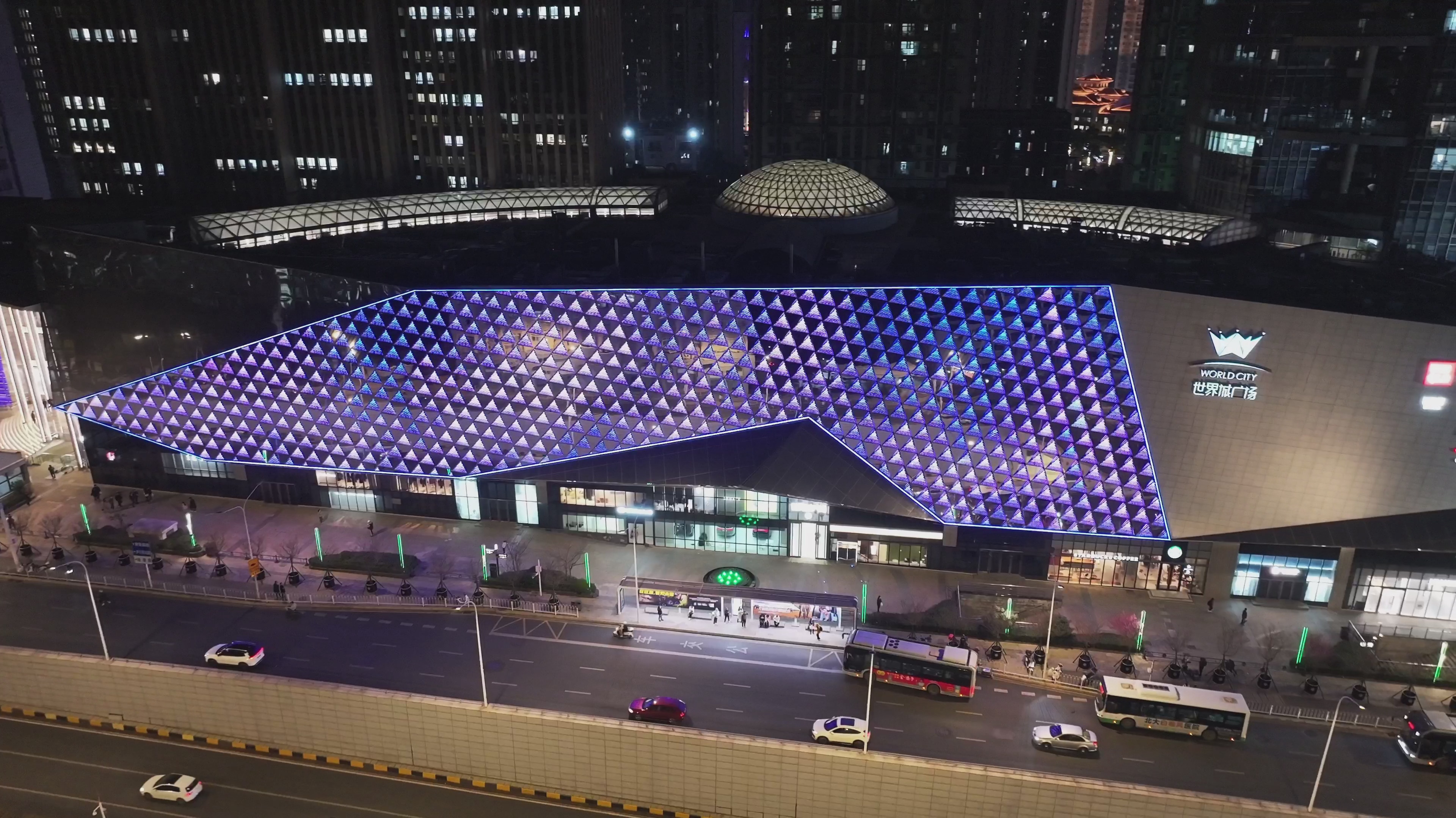 白天是墻，夜晚是燈！3D打印與柔性線條燈點(diǎn)亮武漢光谷新地標(biāo)